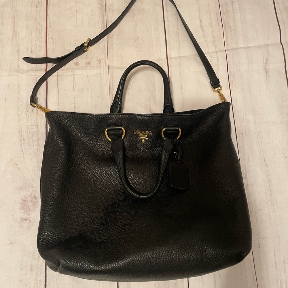 Prada Convertible Shopper Tote